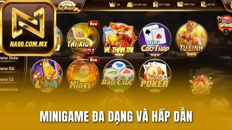 Na99 – Trải nghiệm game bài đổi thưởng đỉnh cao 2025 | Đăng ký nhận thưởng ngay 31 Minigame đa dạng và hấp dẫn trên nền tảng